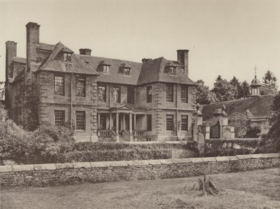 Groombridge Place, Sussex, na Frente Ocidental de Charles Latham