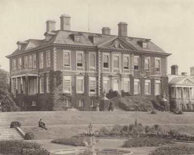 Melton Constable, Norfolk, o jardim da frente de Charles Latham