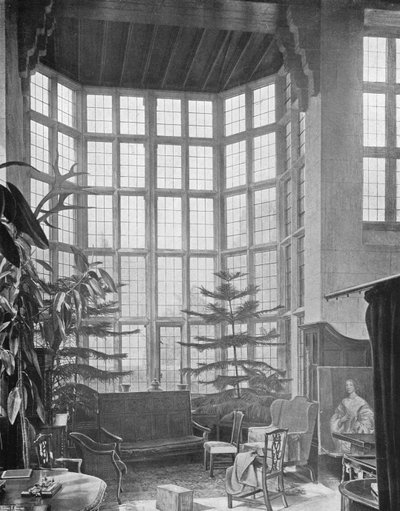 Stanway: a grande janela no corredor de Charles Latham