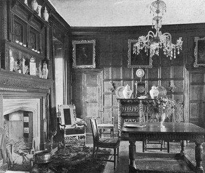 A Sala de Jantar (foto a p/b) de Charles Latham