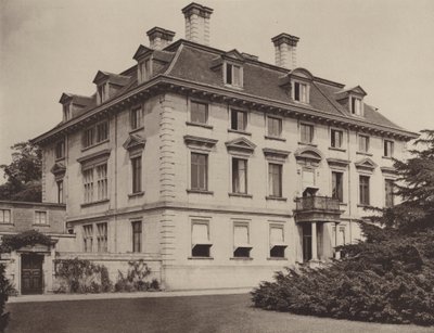 Thorpe Hall, Peterborough, a frente sul de Charles Latham