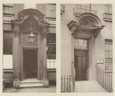 Duas portas de Londres, Mark Lane, East Central, Grosvenor Road, Sudoeste de Charles Latham