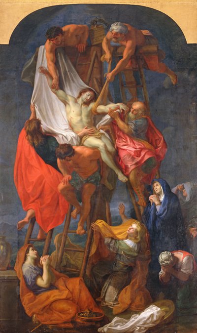 Descida da Cruz, c.1680 de Charles Le Brun