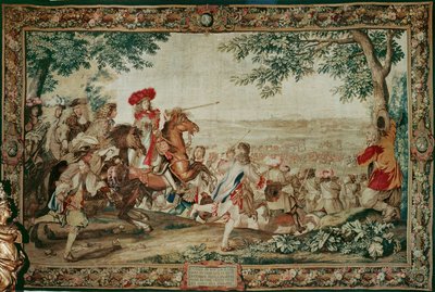 Entrada de Luís XIV em Dunquerque ... de Charles Le Brun