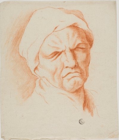 Cabeça de um velho de Charles Le Brun