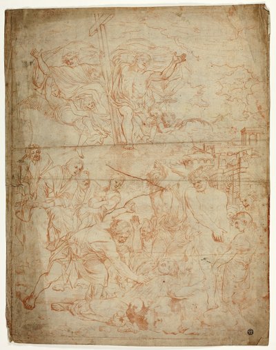 Apedrejamento de Santo Estêvão de Charles Le Brun