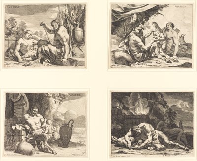 As quatro horas do dia de Charles Le Brun