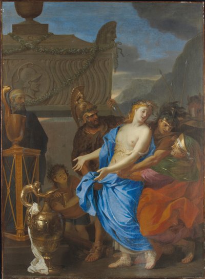 O sacrifício de Polyxena, 1647 de Charles Le Brun