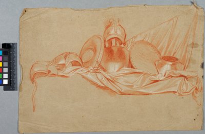 Trophäen auf einem Seidenbanner de Charles Le Brun