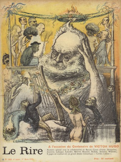 Centenário do nascimento de Victor Hugo, ilustração para Le Rire de Charles Leandre