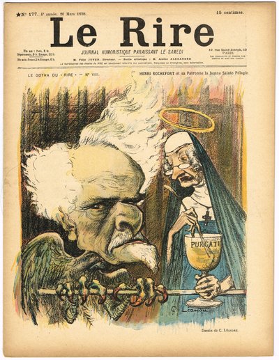 Capa do "Le Lire", número 177, Satirique en Colours de Charles Leandre