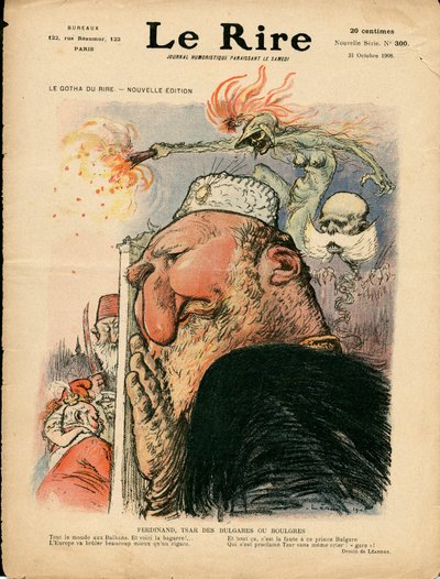 Capa de "The Laughter", Satirical in Colors de Charles Leandre