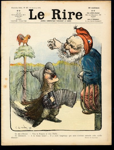Capa de "The Laughter", Satirical in Colours de Charles Leandre