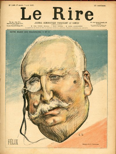 Capa de "The Laughter", Satirical in Colours de Charles Leandre