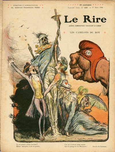 Capa de "The Laughter", número 321, Satirical en Couleurs de Charles Leandre