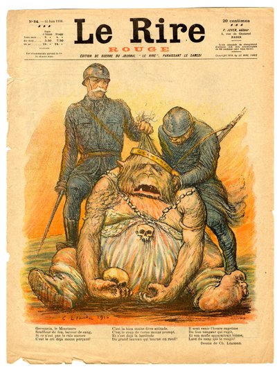 Capa de "The Red Laughter", Satirical in Colors de Charles Leandre