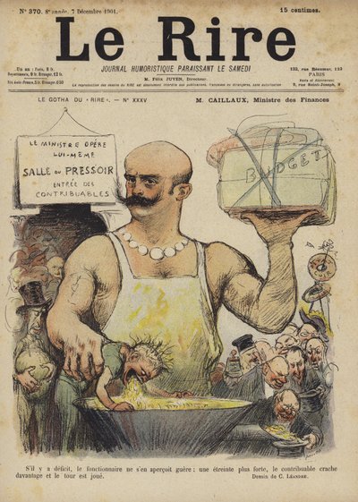 Ilustração para o riso de Charles Leandre