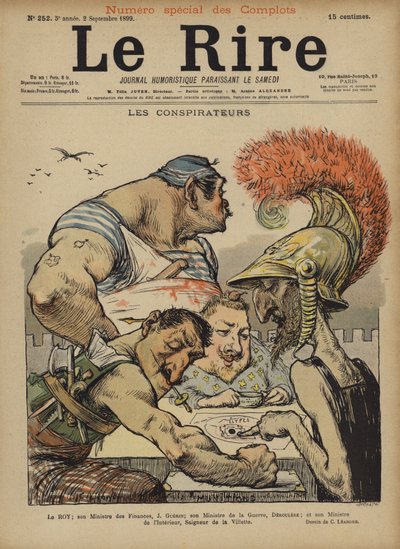 Ilustração para o riso de Charles Leandre