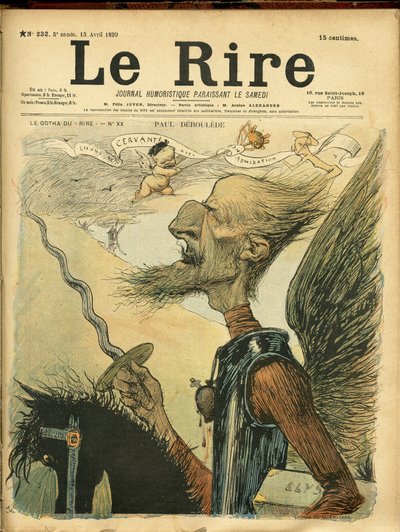 Ilustração de Charles Leandre (1862-1934) para a capa de Le Rire de Charles Leandre