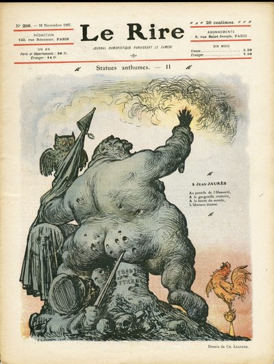Ilustração de Charles Leandre (1862-1934) para a capa de Le Rire de Charles Leandre