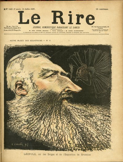 Ilustração de Charles Leandre (1862-1934) para a capa de Le Rire de Charles Leandre