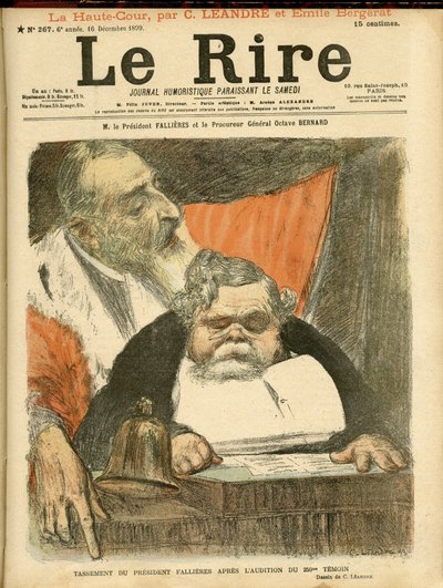 Ilustração de Charles Leandre (1862-1934) para a capa de Le Rire de Charles Leandre