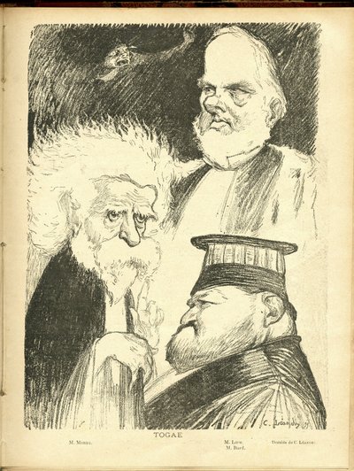Ilustração de Charles Leandre (1862-1934) em Le Lire de Charles Leandre