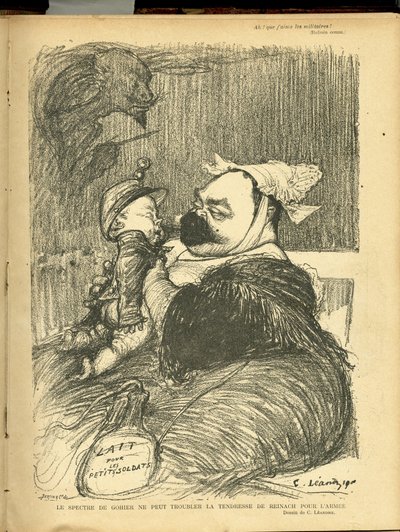 Ilustração de Charles Leandre (1862-1934) em Le Lire de Charles Leandre
