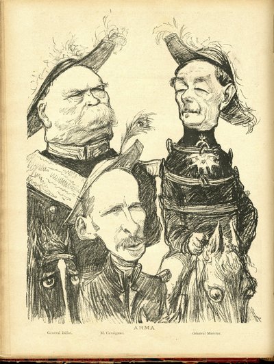 Ilustração de Charles Leandre (1862-1934) em Le Rire de Charles Leandre