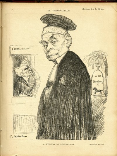 Ilustração de Charles Leandre (1862-1934) em Le Rire de Charles Leandre