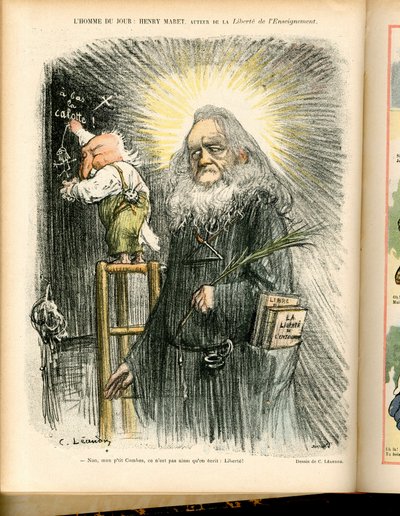 Ilustração de Charles Leandre (1862-1934) em Le Rire, no. 67 de Charles Leandre