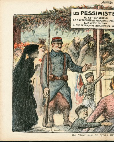 La Baionnette, Satirical em Cores de Charles Leandre