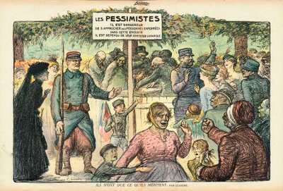 La Baionnette, Satirical em Cores de Charles Leandre