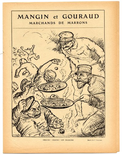 Le Lire rouge, Satirical em P&B de Charles Leandre