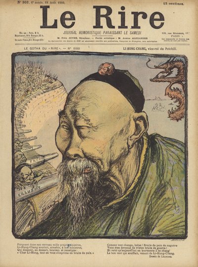 Li Hung Chang, ilustração para o riso de Charles Leandre
