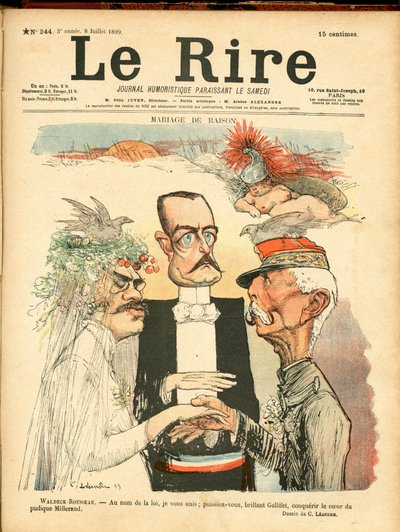 O riso, satírico em cores de Charles Leandre