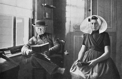 Um holandês e sua esposa, 1912 de Charles Lefebure