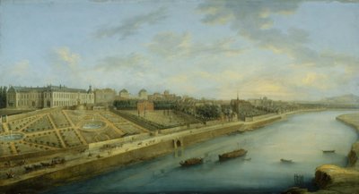Passy e Chaillot vistos de Grenelle, cerca de 1743 (pintura) de Charles Leopold Grevenbroeck