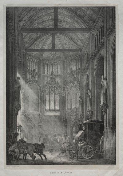 Igreja de São Nicolau, Rouen de Charles Louis Lesaint