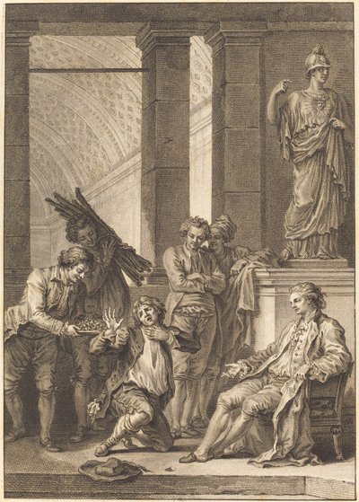 O camponês de Charles Louis Lingée after Jean Honoré Fragonard