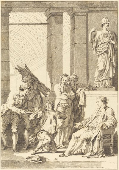 O camponês de Charles Louis Lingée after Jean Honoré Fragonard