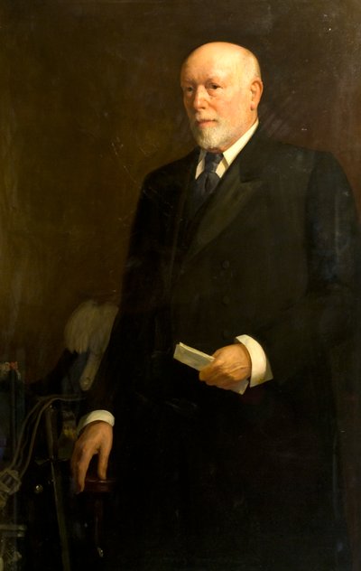 David Dewar, c.1909 (óleo sobre tela) de Charles Louis Mitchell