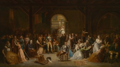 A chamada das últimas vítimas do terror, c. 1850. de Charles Louis Müller
