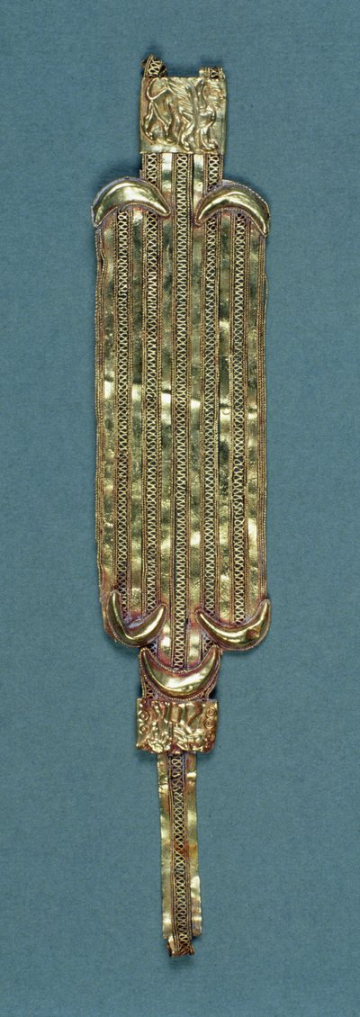 Pulseira de cabelo, c.1850-55 de Charles Louis Tiffany