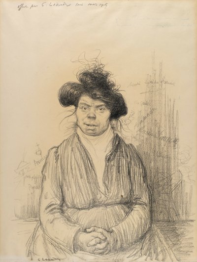 Mulher camponesa de Charles Lucien Leandre