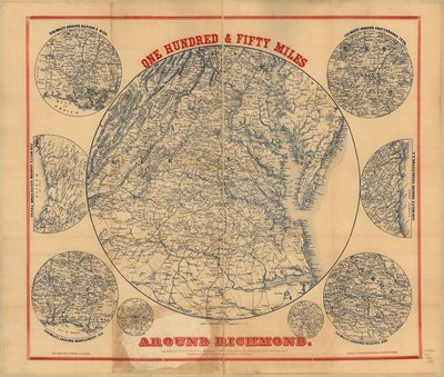 Cento e cinquenta milhas ao redor de Richmond. 9ª edição. de Charles Magnus