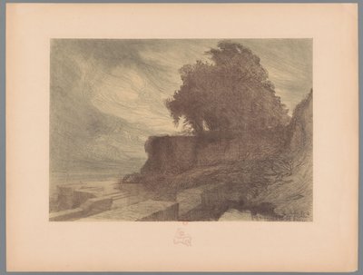 Ruínas de um bastião com um canhão e uma árvore
Paisagens (título da série)
Suite des Paysages (título da série) de Charles Marie Dulac