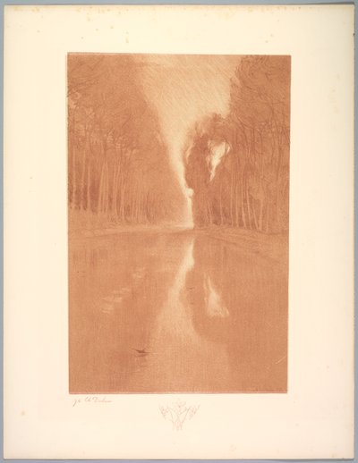 Conjunto de Paisagens: Paisagem, Placa 2, Nota, Flores Estelares de Charles Marie Dulac