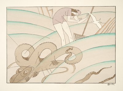 Polvo de Esporte e Lazer, pub. 1914 (estêncil) de Charles Martin