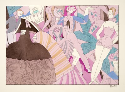 Carnaval de Esporte e Lazer, pub. 1914 (estêncil) de Charles Martin